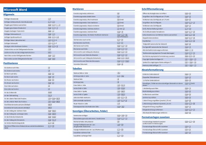 Nährwerte und Zutaten Wo&Wie: Microsoft-Office - Schnelle Tasten für Word und Excel (Deutsch, Christian Bildner, Inge Baumeister, 2021)