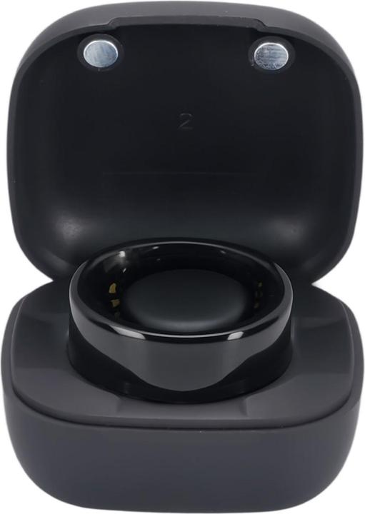Actual product image Ideoon Smart-Ring, schwarz, Keramik, inkl. Ladebox, Grösse 63 (63, Black)