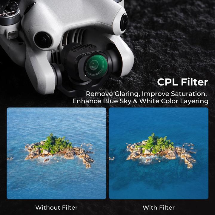 Actual product image K&F Concept 6pcs Filter Kit (Drone filters, DJI Mini 4 Pro)