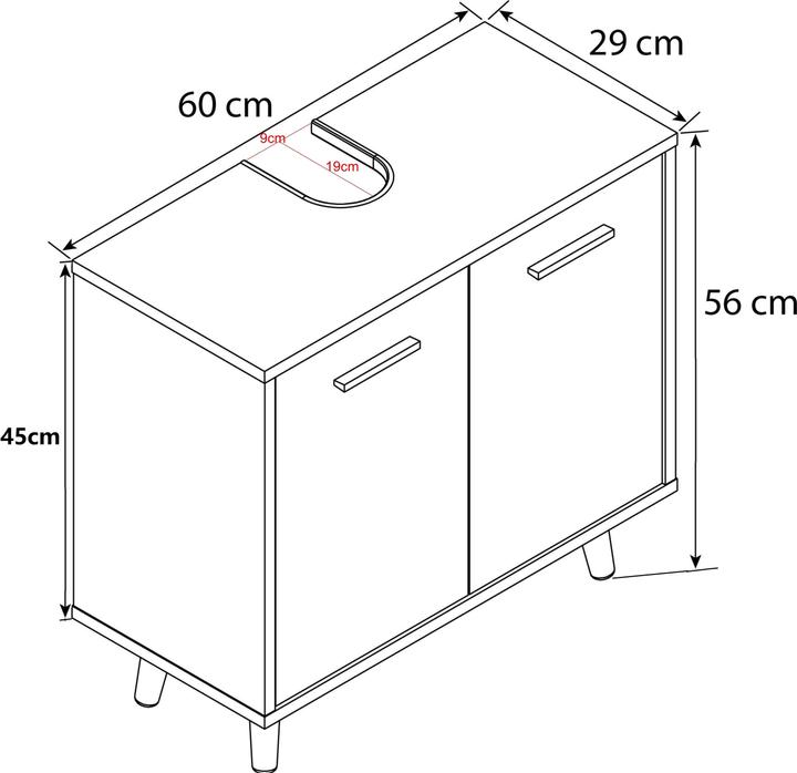 Produktbild VCM Landos (60 x 60 x 56 cm)