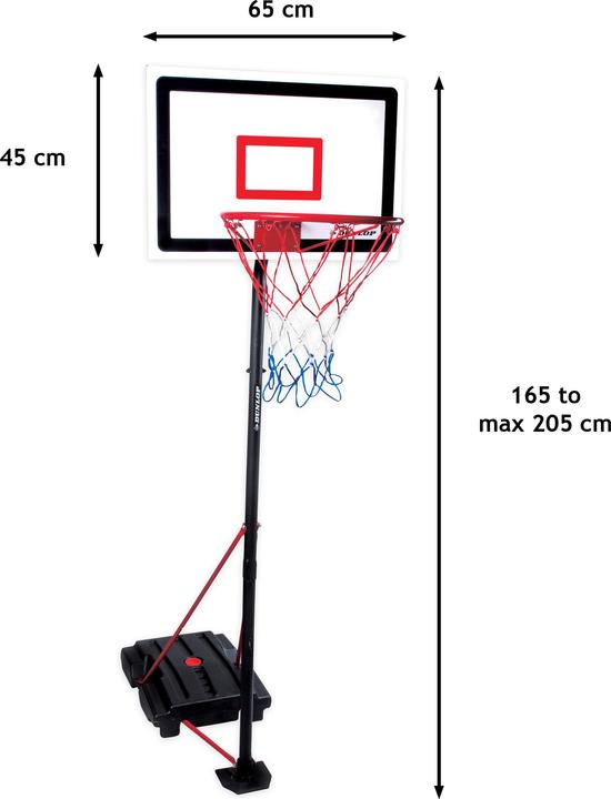 Productafbeelding Dunlop Basketbal set 165-205cm MT 3pc