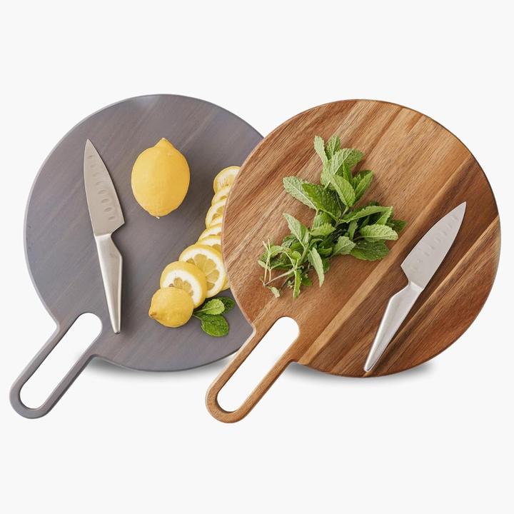 Produktbild Uberstar Servierbrett Eclipse Akazie medium grau