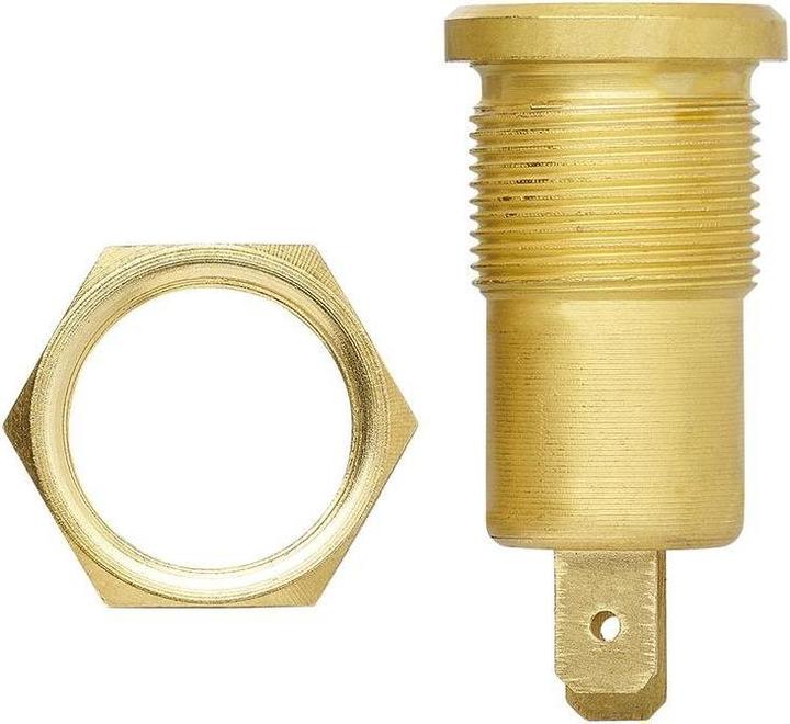 Produktbild ProPlus Einbau-Steckdose DIN 12V Messing im blister