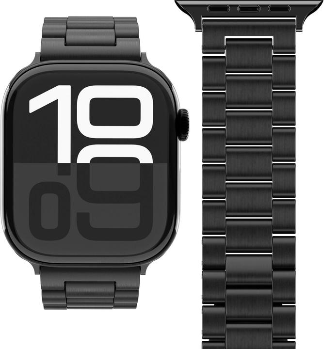 Actual product image Vonmählen Link Bracelet 2 schwarz 44 / 45 / 46 / 49 mm (44 mm, 316L stainless steel)