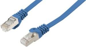 Produktbild Digitus Kat.6a Flachkabel, blau - 5m (U/FTP, CAT6a, 5 m)