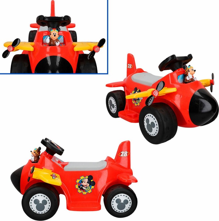 Produktbild Mickey Mouse Elektroauto für Kinder Batterie Flugzeug 6 V (6 V)