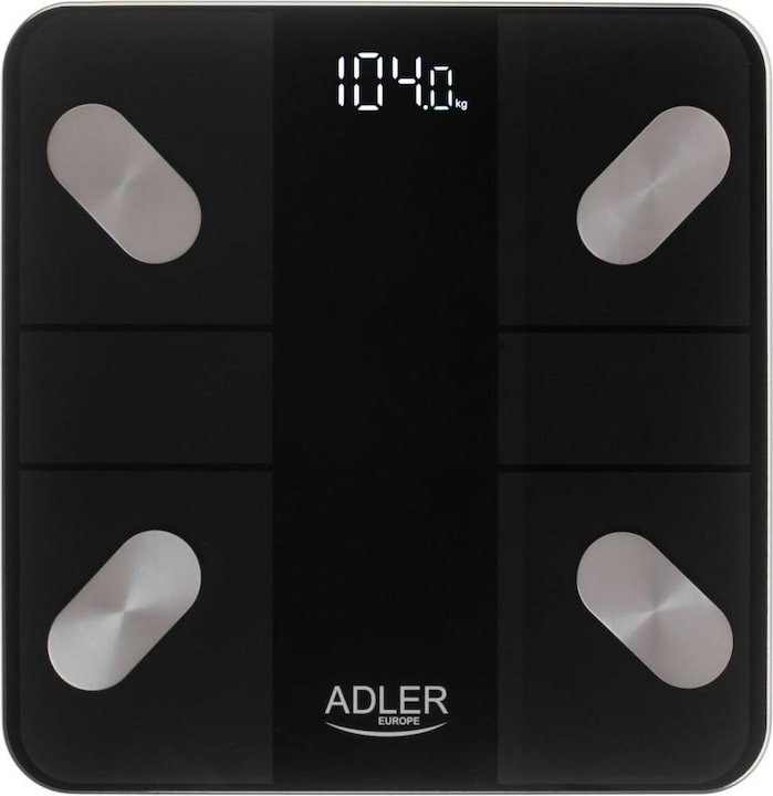 Actual product image Adler Smart Bathroom Scale | AD 8186b | Maximum weight (capacity) 180 kg | Accuracy 100 g | Body Mass (180 kg)
