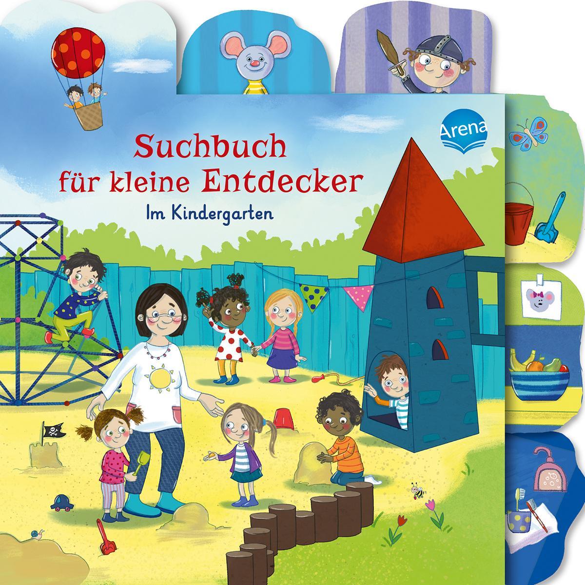 Suchbuch für kleine Entdecker Im Kindergarten, Kinderbücher von Sabine Sauter