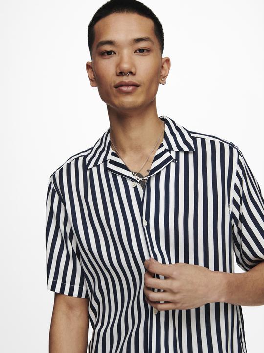 Immagine prodotto Only & Sons Camicia a maniche corte a righe (XS)