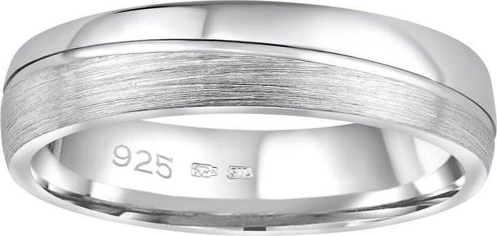 Produktbild Silvego Wedding silver ring Glamis for men and women QRD8453M - Circuit: 68 mm (68, 925 Silber)
