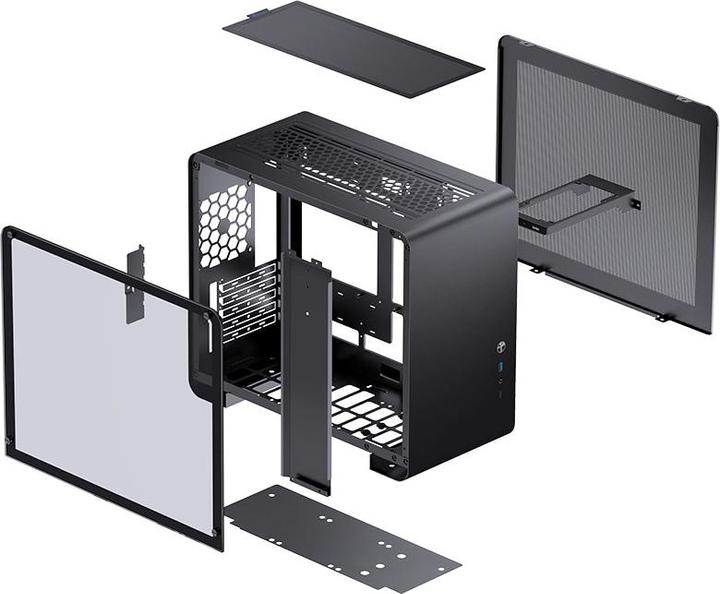 Productafbeelding Jonsbo U4 Mini Micro ATX-kast, gehard glas (mATX)