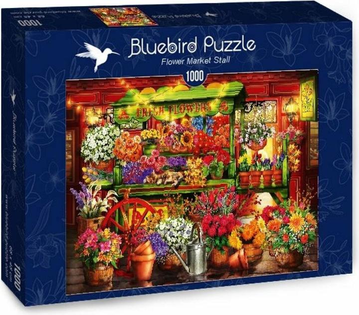 Immagine prodotto Bluebird 70333 Puzzle 1000 pezzi. Bancarella del mercato dei fiori (1000 pezzi)