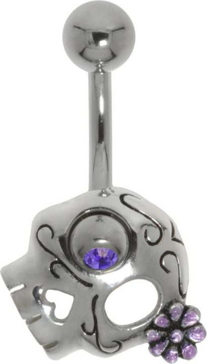 Produktbild Bijouteria Bauchpiercing (Silber 925, Chirurgenstahl 316L, Kristall, Email)