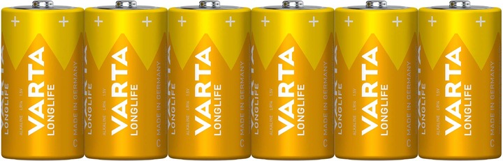 Varta Longlife (6 pcs, C, 7600 mAh)