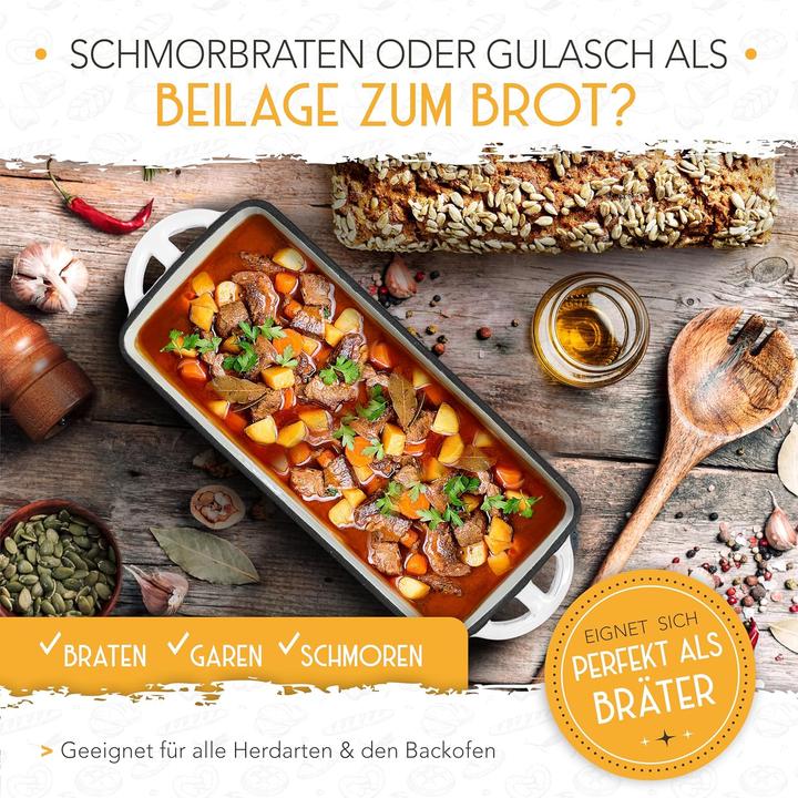 Produktbild Krustenzauber Brotbackfrom mit Deckel inkl. Gärkorb