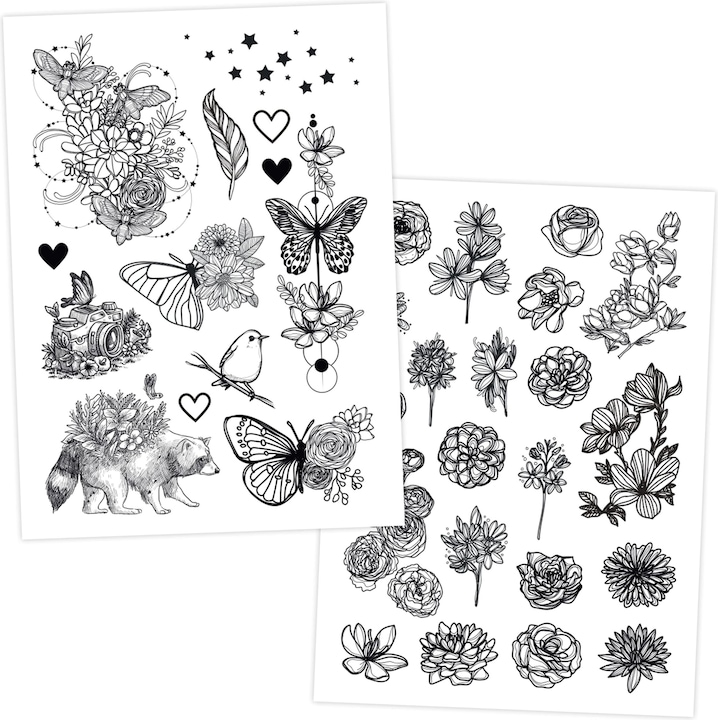Image du produit Papierdrachen 100 tatouages d'enfants