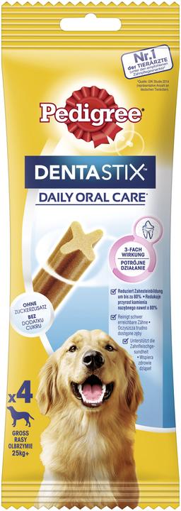 Produktbild Pedigree Dentastix Grosse Hunde (4 Stk., 154 g)