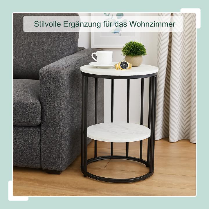 Actual product image Relaxdays Side Table (40 x 40 x 57 cm)