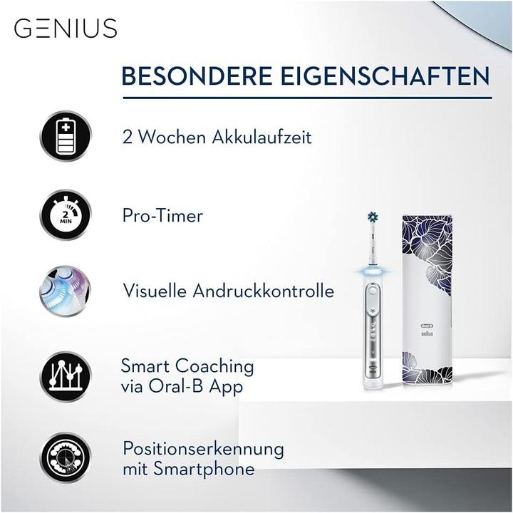 Actual product image Oral-B Genius 8500 Design Edition with travel case (Violet) Electric toothbrush