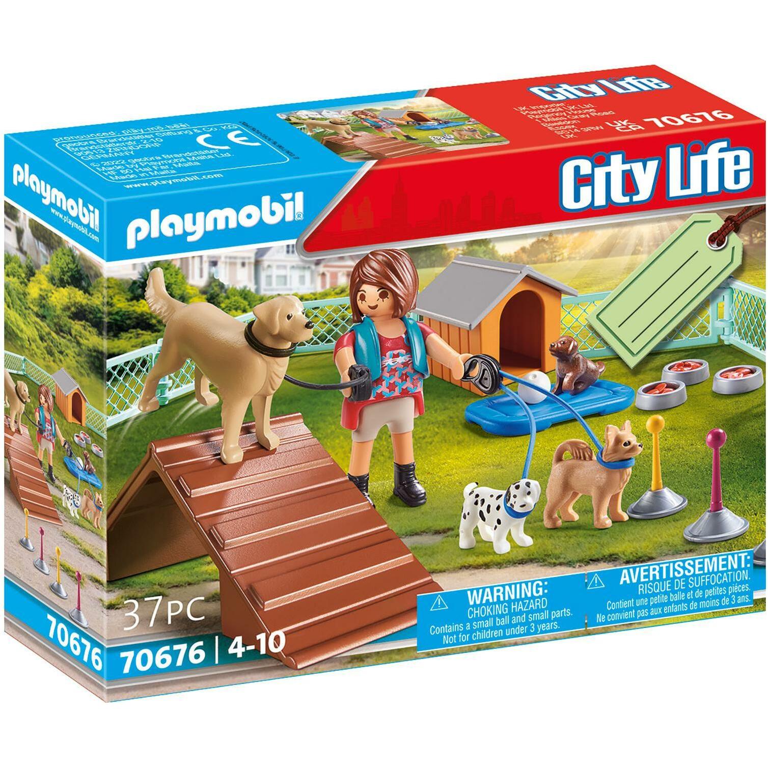 Playmobil Geschenkset 'Hundetrainerin' (70676, Playmobil City Life)