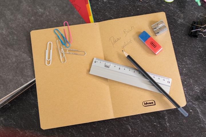 Actual product image Idena Double sharpener wedge shape metal