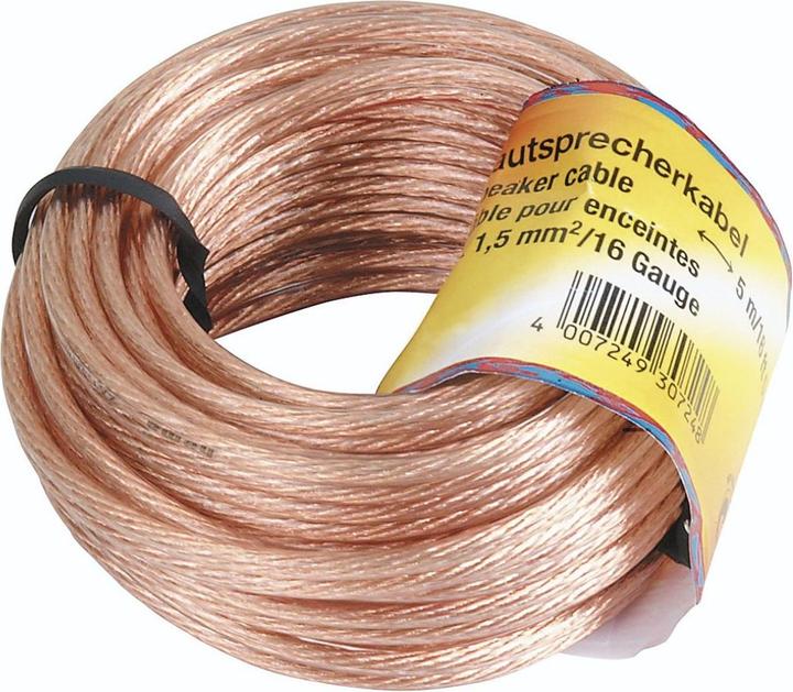 Hama Lautsprecherkabel (10 m, 1.50 mm²)
