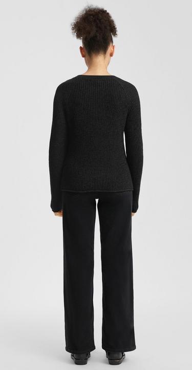 Produktbild s.Oliver Strickpullover Melierter Strickpullover mit Raglanärmeln (XL)