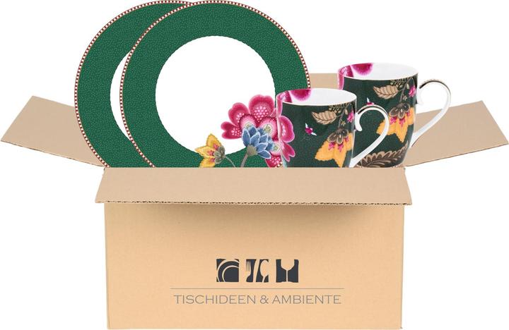 Actual product image PIP Studio Fantasy Green Geschenkbox 4tlg (4 pcs.)