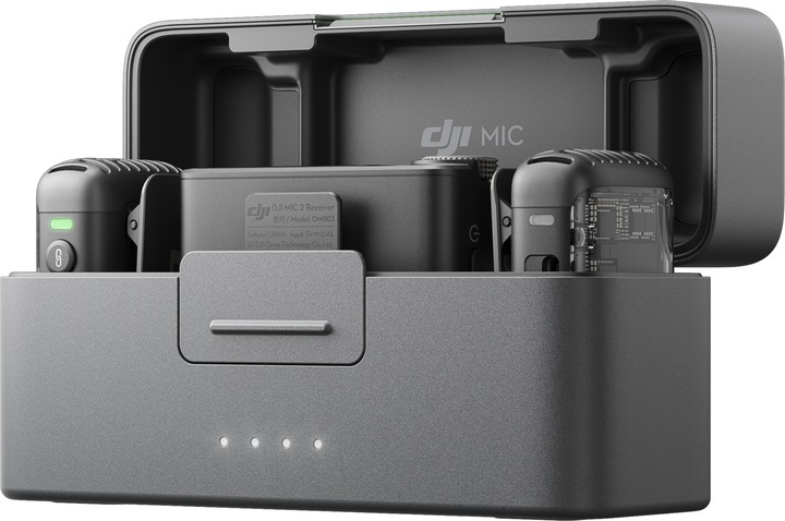 Actual product image DJI Mic 2 (2 TX + 1 RX + Charging Case)