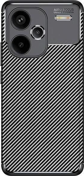 Actual product image - Beline Case Carbon Armor Xiaomi Redmi Note 13 Pro+ czarny/black box (Xiaomi Redmi Note 13 Pro+)