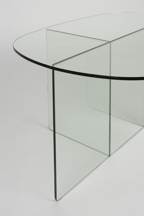 Image du produit Zuiver Coffee Table Linea Transparant (60 x 80 x 40 cm)
