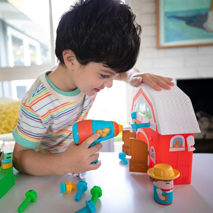 Image du produit Learning Resources Design & Drill Bauernhof-Spielzeugset (ab 3 Jahren)