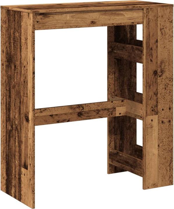 Produktbild vidaXL Bartisch mit Regal -Optik