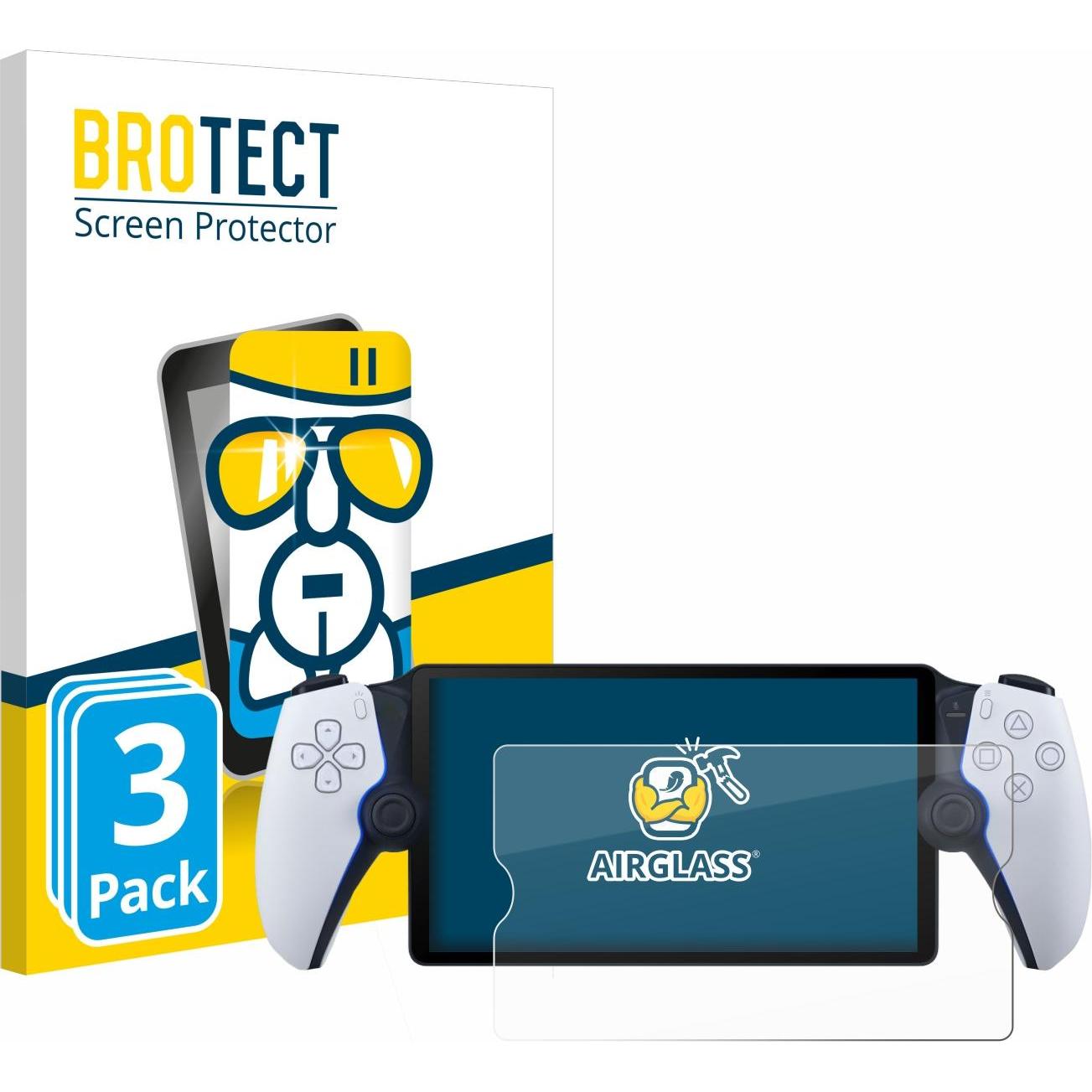 BROTECT AirGlass Panzerglasfolie (Playstation Classic), Weiteres Gaming Zubehör, Transparent