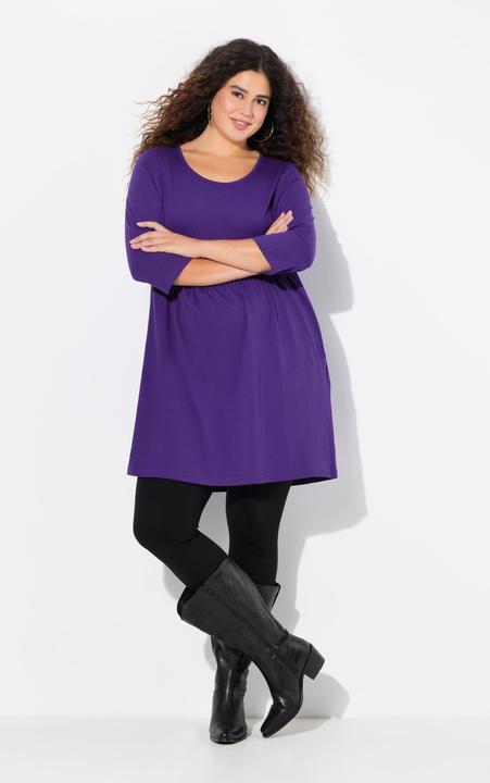 Produktbild Ulla Popken Longshirt, A-Linie, Lieblingsfarbe, 3/4-Ärmel (56)