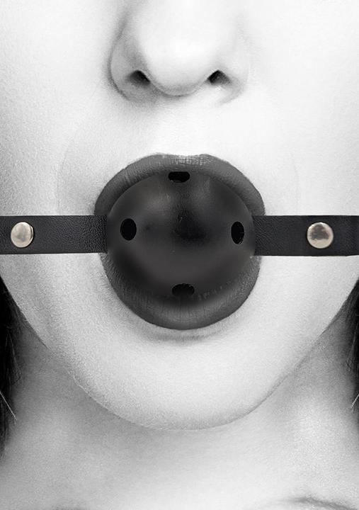 Image du produit Ouch! Breathable Ball Gag - With Bonded Leather Straps