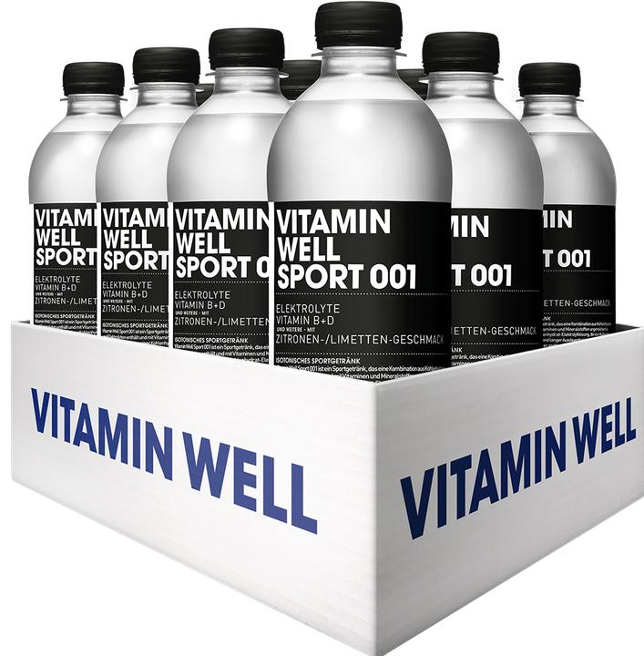 Vitamin Well Sport 001 (Zitrone-Limette, 12 x)