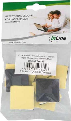 Image du produit InLine Base de montage (Boucles de fixation, 40 mm, 10 pcs)