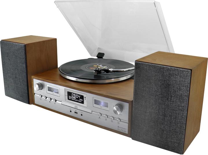 Soundmaster PL895 (Giradischi, Bluetooth, Lettore CD, 2x 12,5 W)