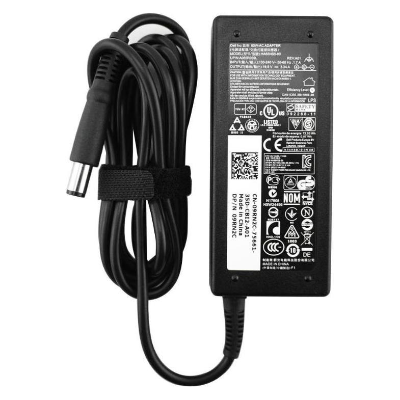 Dell AC Adapter (130W) For Latitude E Series with SA cable (130 W), Notebook Netzteil, Schwarz