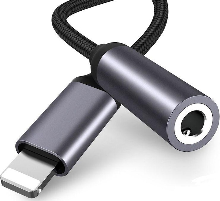Actual product image Hermex Lightning to 3.5mm audio adapter jack adapter headphone jack (Lightning, 3.5mm jack)