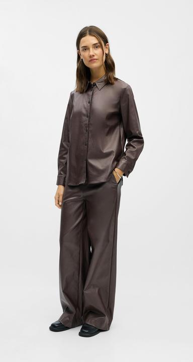 Produktbild Object Kunstleder Hemd (34)