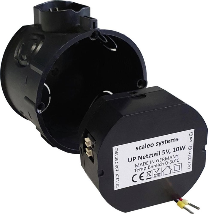 Produktbild Scaleo Systems AC/DC-Einbaunetzteil 2 A 10 W 5 V/DC (Überspannungsschutzadapter)