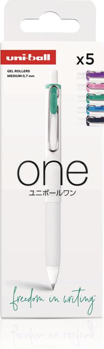 Actual product image Uni-ball Gel rollerball (Multicoloured, White, 5x)