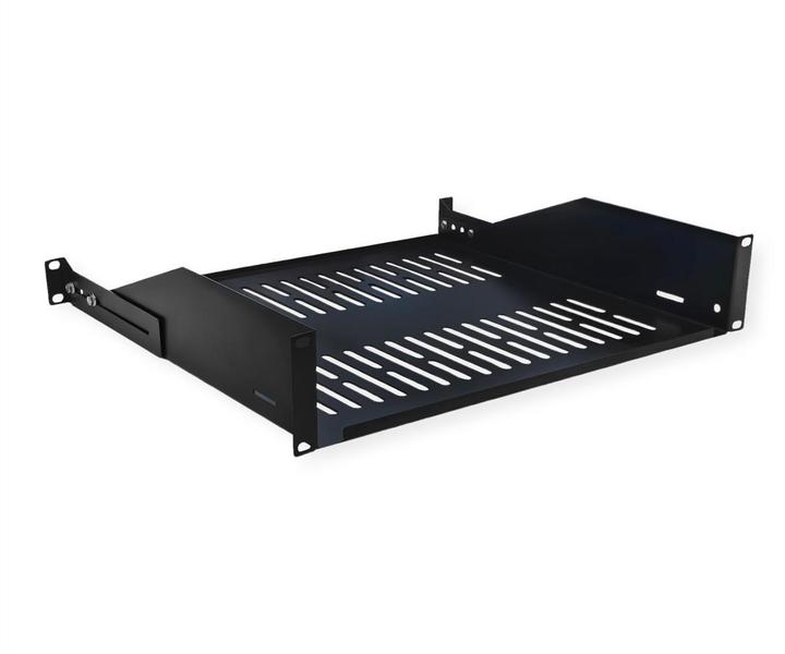 Productafbeelding Value 19"-Fachboden 2HE, T: 400 mm, < 25 kg, U-Form