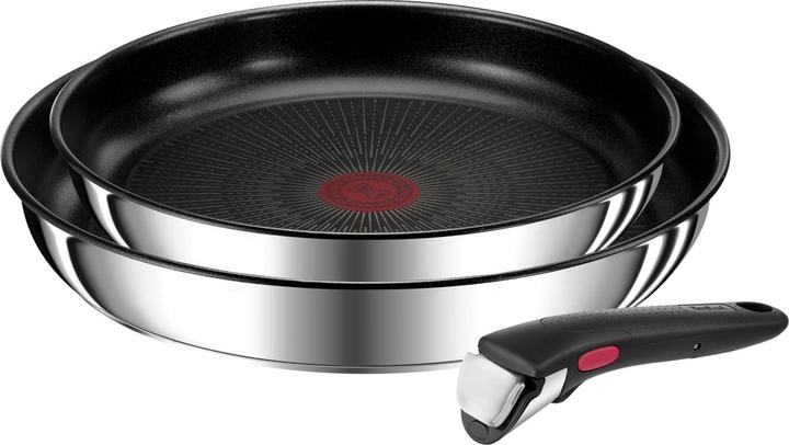 Tefal Pannenset - Koekenpannen (24 cm, Pfannenset + Topfset, Edelstahl)