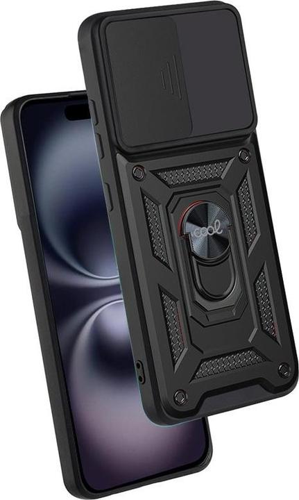 Actual product image Cool Accesorios COOL Case for iPhone 16 Hard Ring Black (Apple iPhone 16)