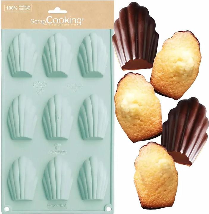 Produktbild ScrapCooking Silikonbackform Madeleines (4.50 cm)