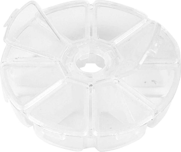 Rico Perlensortierbox 8 Fächer Ø 10.5, 2.5 cm