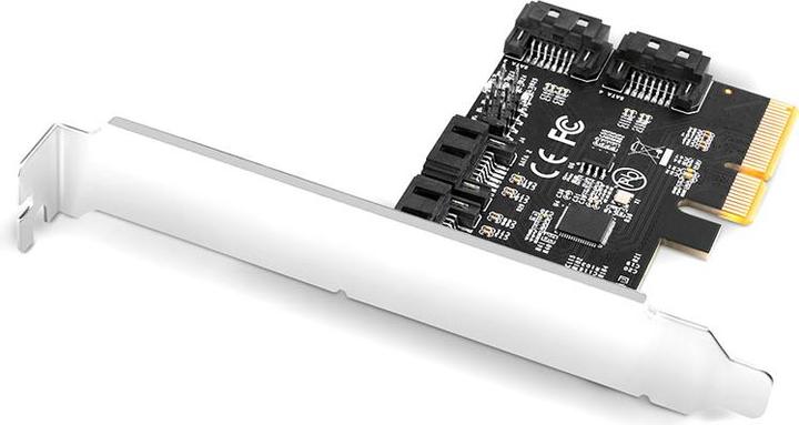 Produktbild Axagon PCES-SA4X4 PCIe Controller 4x internal SATA 6G port + LP